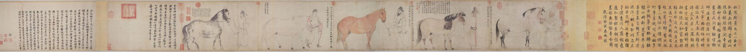 五马图.北宋.李公麟.东京国立博物馆藏